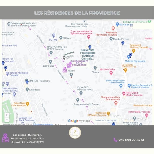 Les Residences De La Providence - Appart Hotel Яунде Экстерьер фото